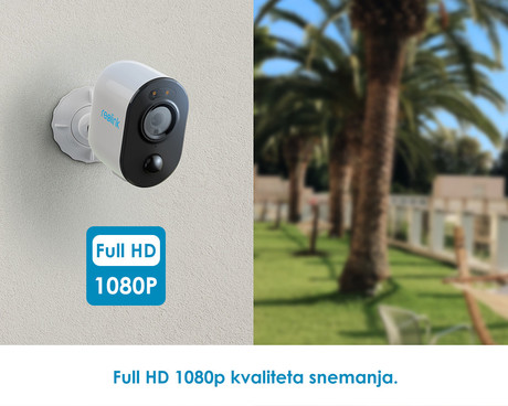 EOL - Kamera Reolink ARGUS 3, brezžična, WiFi, 1080p Full HD, LED reflektor, nočno barvno snemanje, senzor gibanja, aplikacija, dvosmerna komunikacija, vgrajena baterija, IP65