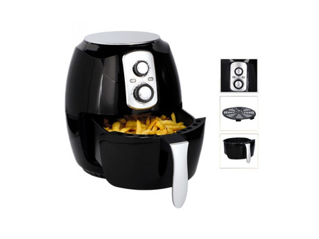 EOL - CUISINIER DELUXE Cvrtnik/Friteza - cvrtje in pečenje brez olja, 80% manj maščob, 3.6L, moč 1400W
