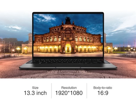 Prenosni računalnik CHUWI AEROBOOK, 13.3'' IPS, Full HD, 1920x1080, Intel Core M3 2.2Ghz, 8GB+128B, Windows 10, Ultra zmogljiva baterija do 8ur, Ultra tanek, metalen