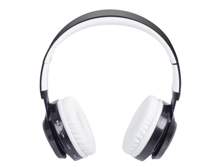 EOL - TREVI Brezžične BLUETOOTH slušalke DJ 1300 BTR + mikrofon, MicroSD, Radio FM, AUX-in, bele