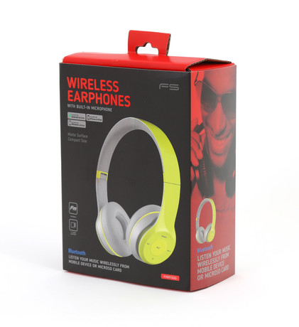 PLATINET/Freestyle FH0915GG naglavne Bluetooth slušalke + mikrofon, microSD, FM radio, AUX-in, zložljive, sivo-zelene