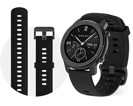 EOL - Pametna ura Xiaomi GTR 42mm, Bluetooth, GPS, vodoodporna, AMOLED zaslon, črna