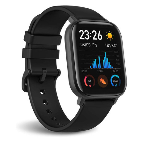 EOL - Športna pametna ura Xiaomi AMAZFIT GTS, AMOLED zaslon, Bluetooth 5, GPS, vodoodporna do 50m, črna