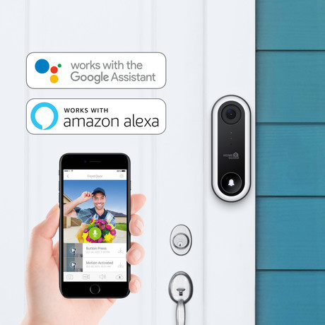 HOMEGUARD HGWVD-850 pametni WiFi brezžični zvonec, full HD 1080p, širok kot 150°, nočno snemanje, senzor gibanja, dvosmerna komunikacija, IP65, IOS+Android
