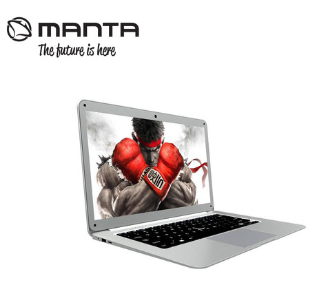 EOL - Prenosni računalnik MANTA MLA141 LiteBook, 14.1'', Full HD, 2GB, 32GB SSD, WiFi, Windows 10, srebrn