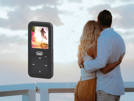 TREVI MP3/Video predvajalnik MPV1780, 1.8'' zaslon, Bluetooth, FM Radio, 8GB, Pedometer/Chronometer, vgrajena baterija, črn