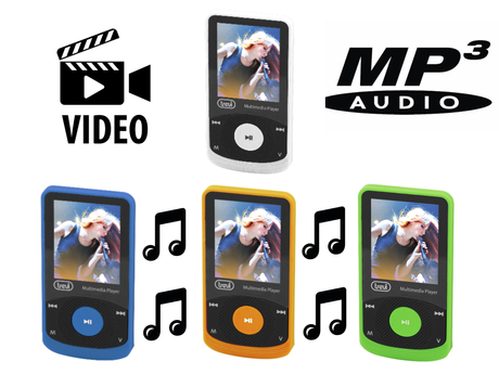 TREVI MPV 1725 MP3/Video predvajalnik SD oranžen