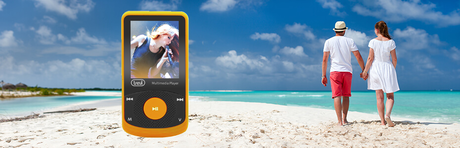 TREVI MPV 1725 MP3/Video predvajalnik SD oranžen