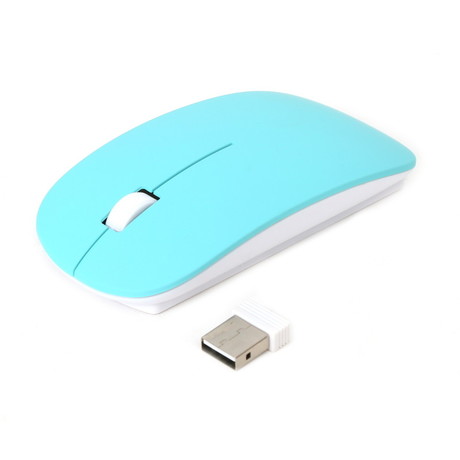 EOL - Optična brezžična miška OMEGA OM414, USB nano sprejemnik, 1000dpi, 3 tipke, modra
