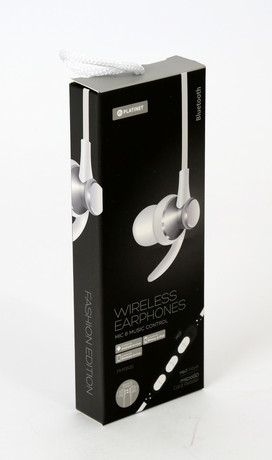 EOL - PLATINET IN-EAR Bluetooth športne slušalke+mikrofon+microSD srebrne