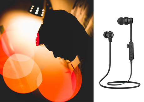 EOL - PLATINET PM1062B Bluetooth športne slušalke+mikrofon+microSD, črne