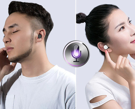 EOL - PLATINET Bluetooth 5.0, True Wireless Stereo slušalke PM1085B s polnilno enoto, črne