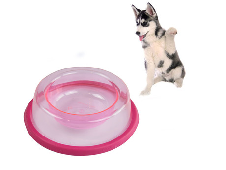 EOL - Posoda za vodo / hrano, za mačke ali pse, 150 ml, roza