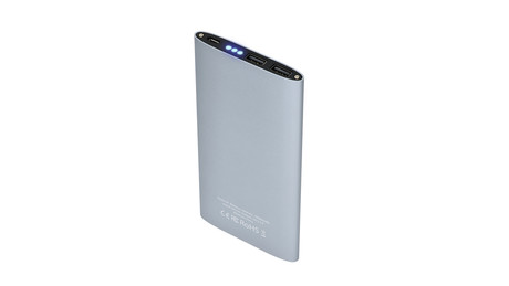 EOL - Power Bank MANTA 10.000mAh, 40% hitrejše polnjenje, srebrn