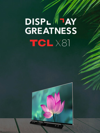 EOL - QLED TV TCL 55X815 55" (diagonala 140cm) 4K Quantum Dot, Android, Smart WiFi, HDR Premium, Ultra Micro Dimming, 10bit, Onkyo, Voice Search