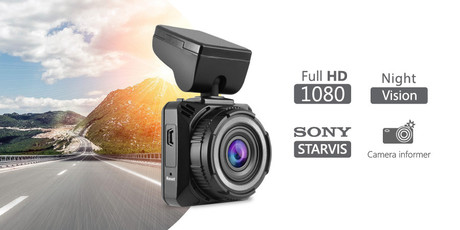 Avto kamera NAVITEL R600 GPS, SONY senzor, FullHD 1920x1080 (30frs), 2'' zaslon, Night Vision, MicroSD, G-SENZOR, GPS, 170°