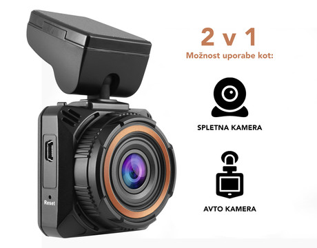 EOL - Avto in spletna kamera NAVITEL R650 NV, Full HD (1920x1080), Night Vision, 2'' zaslon, G-SENZOR, 170°