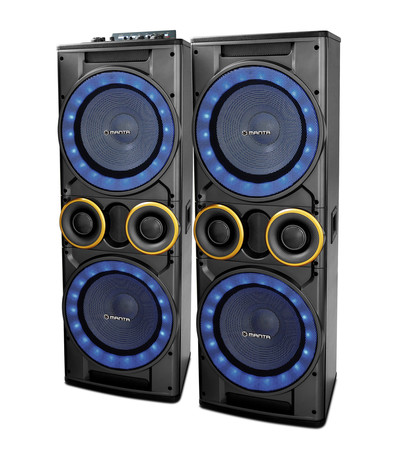 EOL - MANTA SPK95008 SERAPHIN PREMIUM, DISCO/KARAOKE POWER AUDIO PREMIUM, Bluetooth, 12.000W P.M.P.O., 2x zvočnik