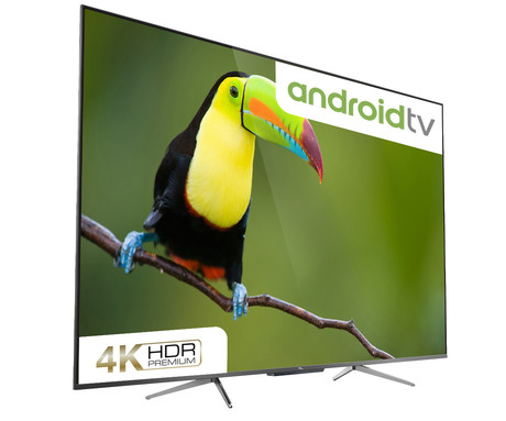 EOL - QLED TV TCL 55C715, 55" (diagonala 140cm) 4K-UHD, Android TV, Quantum Dot, Dolby Atmos, WiFi, HDR Premium, Bluetooth, Voice Search
