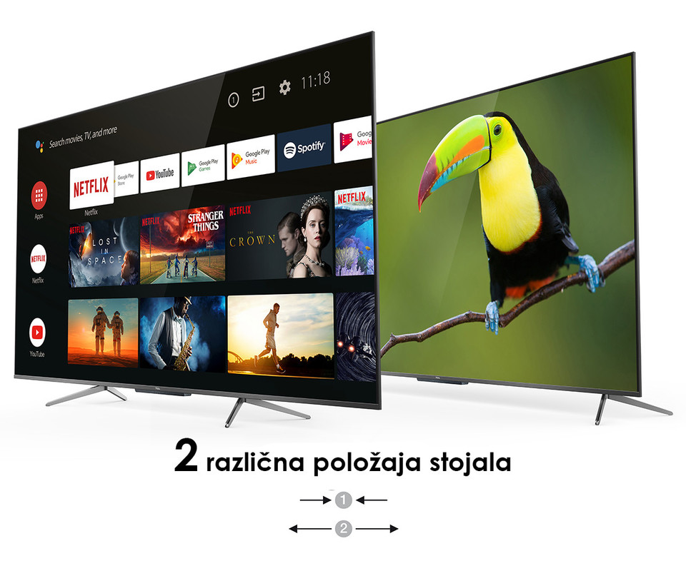 Qled Tv Tcl 65c715 65 Diagonala 165cm 4k Uhd Android Tv Quantum Dot Dolby Atmos Wifi Hdr Premium Bluetooth Voice Search Bonajo