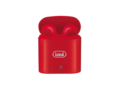 EOL - TREVI HMP 1220 AIR mini Bluetooth slušalke z mikrofonom, rdeče