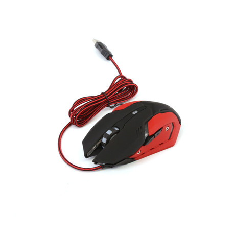 EOL - PRO GAMING LED optična miška za igračarje s 6 tipkami, od 800 do 2400dpi + kvalitetna GAMING podloga za miško