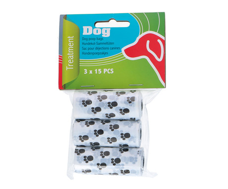 EOL - Vrečke za iztrebke, 45 vrečk, bela