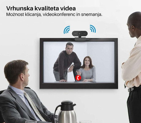 EOL - Spletna kamera Manta OEM, model W177, USB2.0, 720p HD, Plug&Play + mikrofon