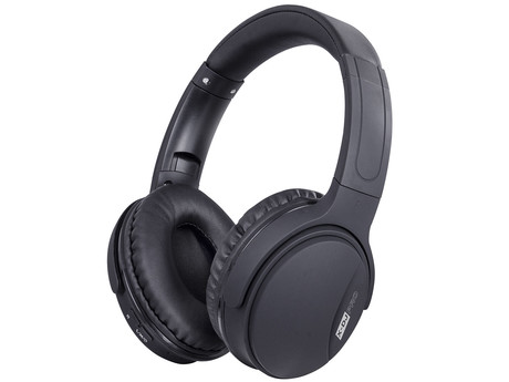 EOL - TREVI Brezžične BLUETOOTH slušalke X-DJ 1301 BT + mikrofon, AUX-in, zložljive, črne