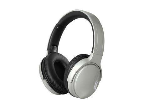 EOL - TREVI Brezžične BLUETOOTH slušalke X-DJ 1301 BT + mikrofon, AUX-in, zložljive, sive