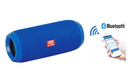 TREVI XR JUMP Bluetooth zvočnik XR 84 PLUS, BT, USB, MP3, MicroSD, AUX-IN, Radio FM, baterija, moder