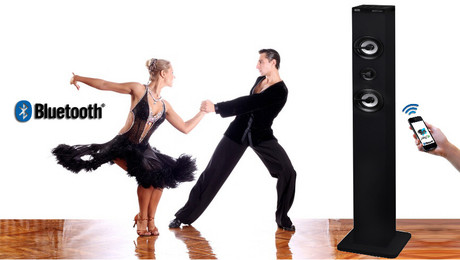 EOL - TREVI XT 101 BT, Bluetooth samostoječi HiFi zvočnik, 40W, USB, MP3, LED display + daljinec, črne barve