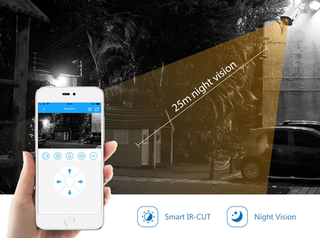 EOL - Kamera IP BLOW zunanja H-344, WiFi 1080p Full HD,, 2MP, nočno snemanje, senzor gibanja, aplikacija