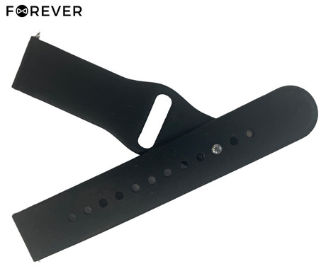 FOREVER pašček za pametno uro, KW 520, črn