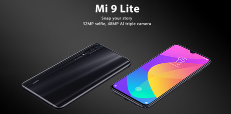 EOL - Pametni telefon Xiaomi MI 9 LITE, 6.39'', 4030mAh, 6GB RAM, 128GB ROM, sive barve (Onyx Grey)