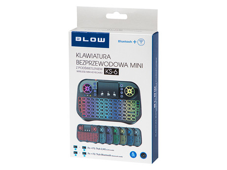 BLOW MINI KS-6 brezžična tipkovnica, črna