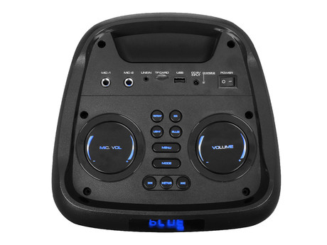 TREVI XF 750 KB prenosni KARAOKE zvočnik, Bluetooth, 100W RMS, TWS, Equalizer, polnilna baterija, USB / microSD / AUX / MIC-in, črn