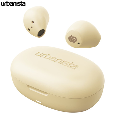 URBANISTA LISBON brezžične slušalke, Bluetooth 5.2, TWS, do 27 ur predvajanja, bež (Vanilla Cream)