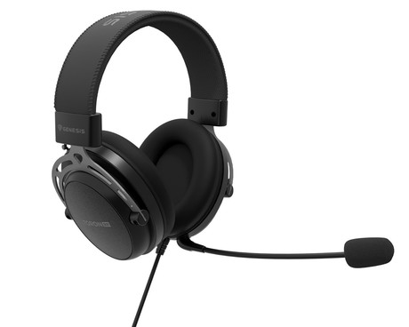 GENESIS TORON 301 naglavne slušalke, gaming / pisarniške, 2.0 STEREO zvok, snemljiv mikrofon / kabel, ultra lahka teža, univerzalna povezljivost, črne (Onyx Black)