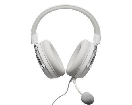 GENESIS TORON 301 naglavne slušalke, gaming / pisarniške, 2.0 STEREO zvok, snemljiv mikrofon / kabel, ultra lahka teža, univerzalna povezljivost, bele (Howlite White)