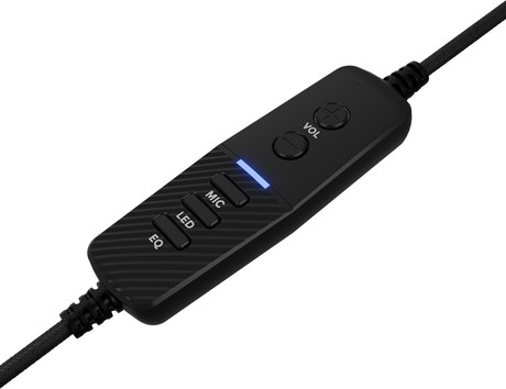 GENESIS NEON 764 naglavne slušalke, gaming / pisarniške, 7.1 STEREO VIRTUAL zvok, mikrofon, RGB LED osvetlitev, nadzor glasnosti, gumbi za upravljanje, programska oprema, črne (Onyx Black)