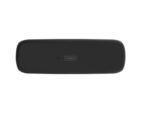 Natec HOPPER 2x brezžični mikrofon, mini, lavalier, polnilna baterija, 2.4GHz sprejemnik, doseg do 30m, tehnologija ENC, CLIP-ON montaža, +polnilna postaja, USB Type-C, črn