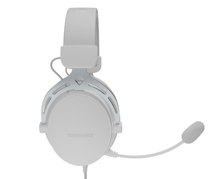 GENESIS TORON 531 naglavne slušalke, gaming / pisarniške, 2.0 STEREO zvok, snemljiv mikrofon / kabel, ultra lahka teža, univerzalna povezljivost, +dodatne ušesne blazinice, bele (Howlite White)