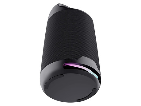 MANTA SPK330B OTUS prenosni KARAOKE zvočnik, Bluetooth 5.3, 120W, TWS, polnilna baterija, RGB LED osvetlitev, USB / AUX / MIC, Google Assistant / Siri, +mikrofon, črn (Phantom Black)