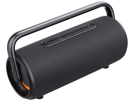 MANTA SPK530 ATLAS prenosni Boombox zvočnik, Bluetooth 5.3, 200W, TWS / Multi Link, polnilna baterija, RGB LED osvetlitev, IPX6 vodoodpornost, USB / AUX, Google Assistant / Siri, črn (Phantom Black)