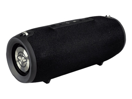 MANTA SPK15GO prenosni zvočnik, Bluetooth, FM Radio, 20W, TWS, polnilna baterija, USB / AUX / microSD, pas za nošenje, črn (Eclipse Black)