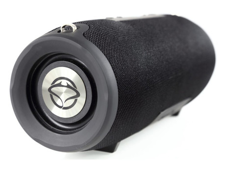 MANTA SPK15GO prenosni zvočnik, Bluetooth, FM Radio, 20W, TWS, polnilna baterija, USB / AUX / microSD, pas za nošenje, črn (Eclipse Black)
