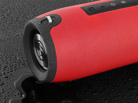 MANTA SPK15GO prenosni zvočnik, Bluetooth, FM Radio, 20W, TWS, polnilna baterija, USB / AUX / microSD, pas za nošenje, črn (Eclipse Black)