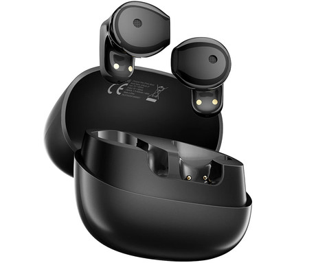 Blackview AIRBUDS 20 brezžične ušesne slušalke, Bluetooth 5.4, Advanced DNS, klicanje, mikrofon, polnilna postaja, do 29 ur, IPX7 vodoopornost, USB Type-C, črne (Carbon Black)