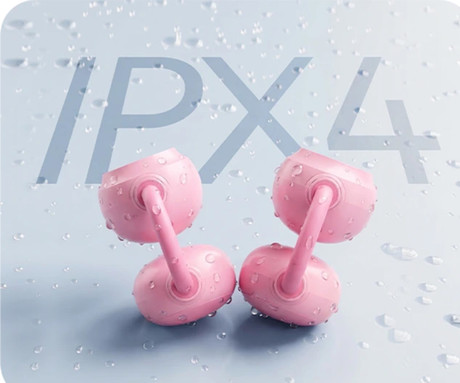 Blackview AIRBUDS K1 brezžične ušesne slušalke, otroške, Bluetooth 6.0, Ear-Clip namestitev, klicanje, mikrofon, polnilna postaja, do 22 ur, IPX4 vodoopornost, USB Type-C, roza (Blushy Pink)